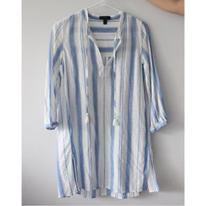 J. Crew Cotton Striped Coverup